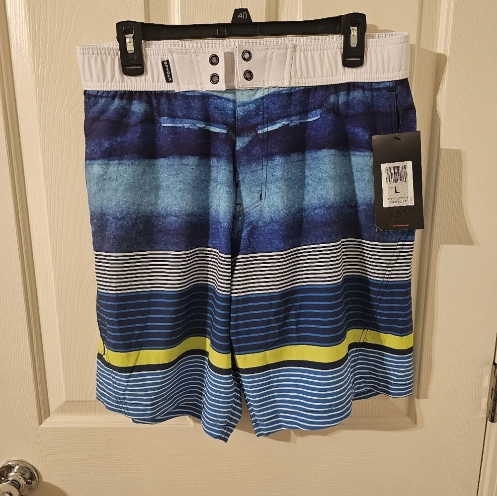 Men's Spyder NWT Chroma Series Gander Swim Trunks Size L